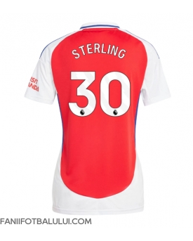 Arsenal Raheem Sterling #30 Tricou Fotbal Replică 2024-25 Femei Acasa